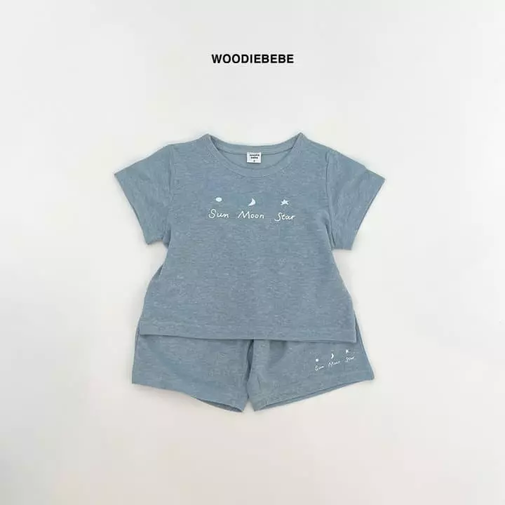 Woodie - Korean Children Fashion - #toddlerclothing - Solar Top Bottom Set - 3