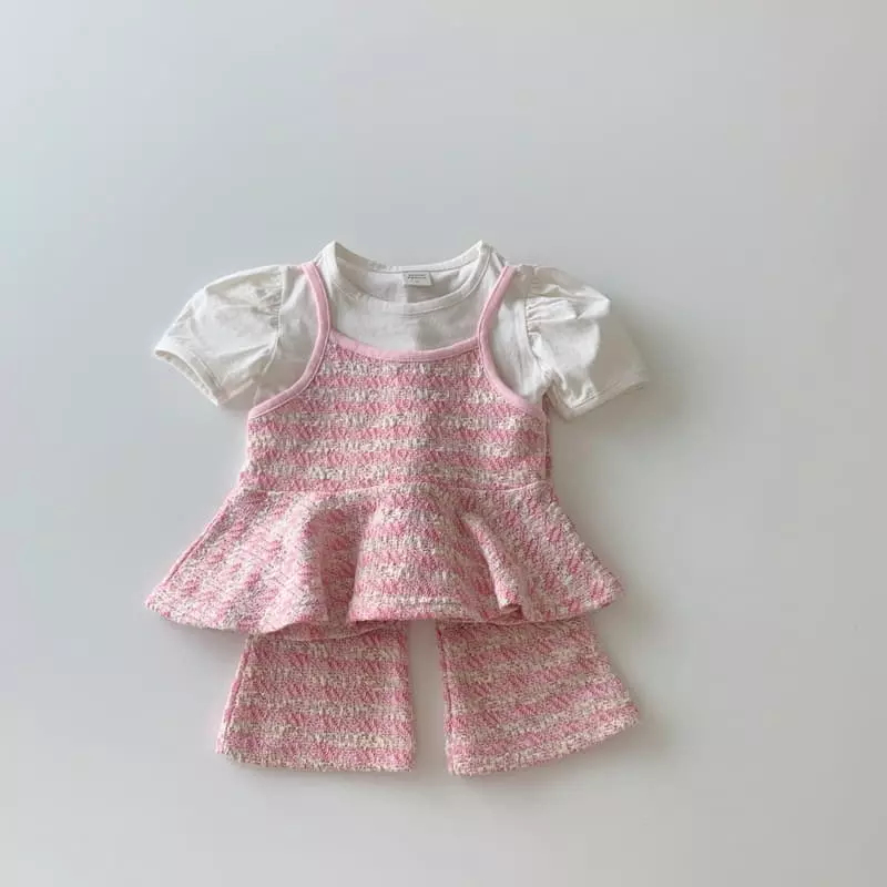 Yellow Factory - Korean Children Fashion - #prettylittlegirls - Coco Top Bottom Set - 9
