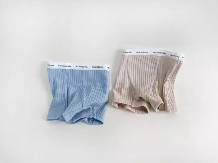 Yerooyena - Korean Children Fashion - #childofig - Creamy Square Underwear Set - 11