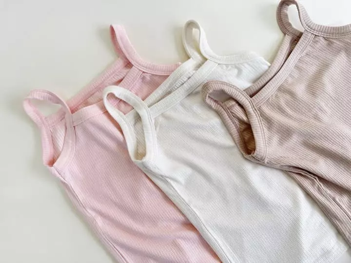 Yerooyena - Korean Children Fashion - #childofig - Banana Rib String Sleeveless - 6