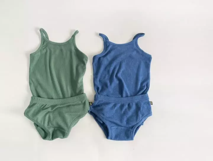 Yerooyena - Korean Children Fashion - #childrensboutique - Opening String Sleeveless Set - 8