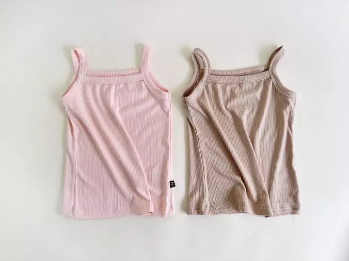 Yerooyena - Korean Children Fashion - #childrensboutique - Banana Rib String Sleeveless - 7