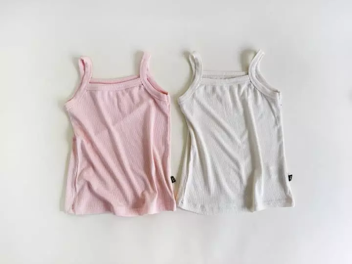 Yerooyena - Korean Children Fashion - #designkidswear - Banana Rib String Sleeveless - 8