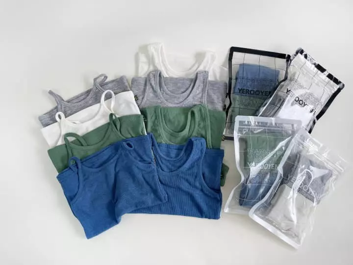 Yerooyena - Korean Children Fashion - #fashionkids - Opening String Sleeveless Set - 11