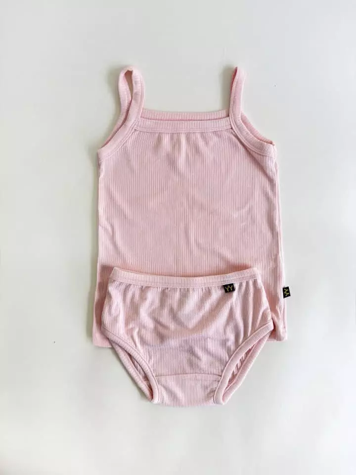 Yerooyena - Korean Children Fashion - #fashionkids - Banana Rib String Sleeveless - 10
