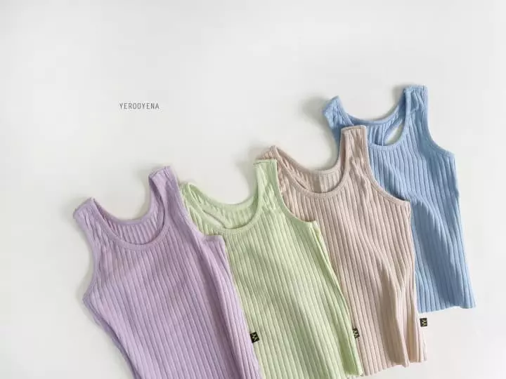Yerooyena - Korean Children Fashion - #kidsshorts - Creamy Mango Sleeveless