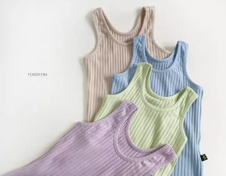 Yerooyena - Korean Children Fashion - #kidzfashiontrend - Creamy Mango Sleeveless - 3