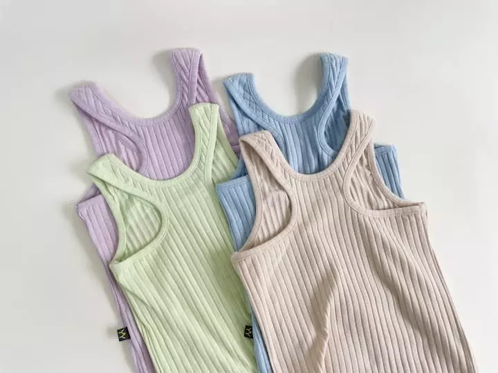 Yerooyena - Korean Children Fashion - #littlefashionista - Creamy Mango Sleeveless - 5