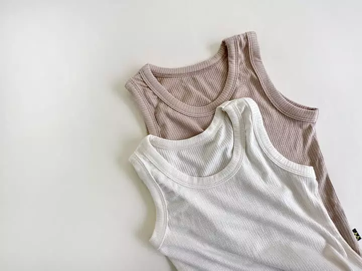 Yerooyena - Korean Children Fashion - #magicofchildhood - Banana Rib Sleeveless