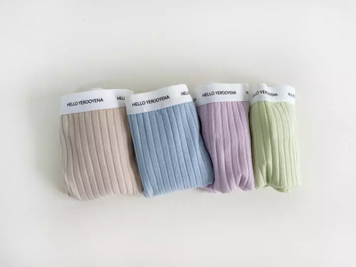 Yerooyena - Korean Children Fashion - #minifashionista - Creamy Square Underwear Set - 6