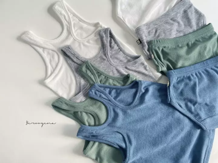 Yerooyena - Korean Children Fashion - #minifashionista - Opening Mango Sleeveless Set - 3