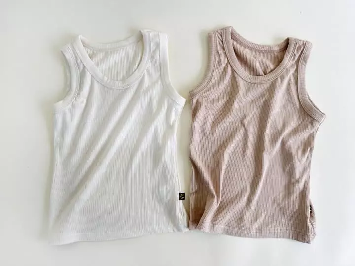 Yerooyena - Korean Children Fashion - #minifashionista - Banana Rib Sleeveless - 2