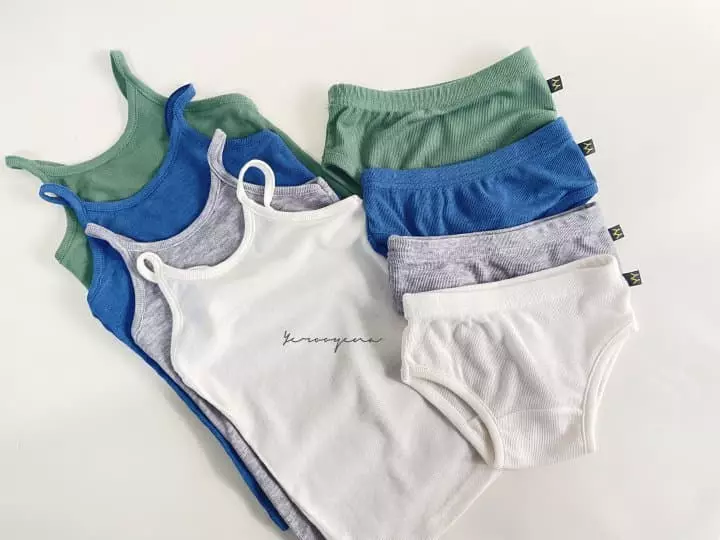 Yerooyena - Korean Children Fashion - #prettylittlegirls - Opening String Sleeveless Set - 3