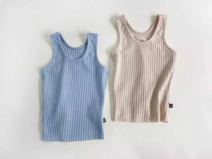 Yerooyena - Korean Children Fashion - #stylishchildhood - Creamy Mango Sleeveless - 11