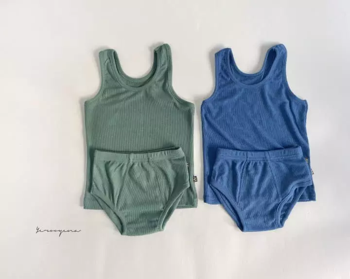 Yerooyena - Korean Children Fashion - #stylishchildhood - Opening Mango Sleeveless Set - 7