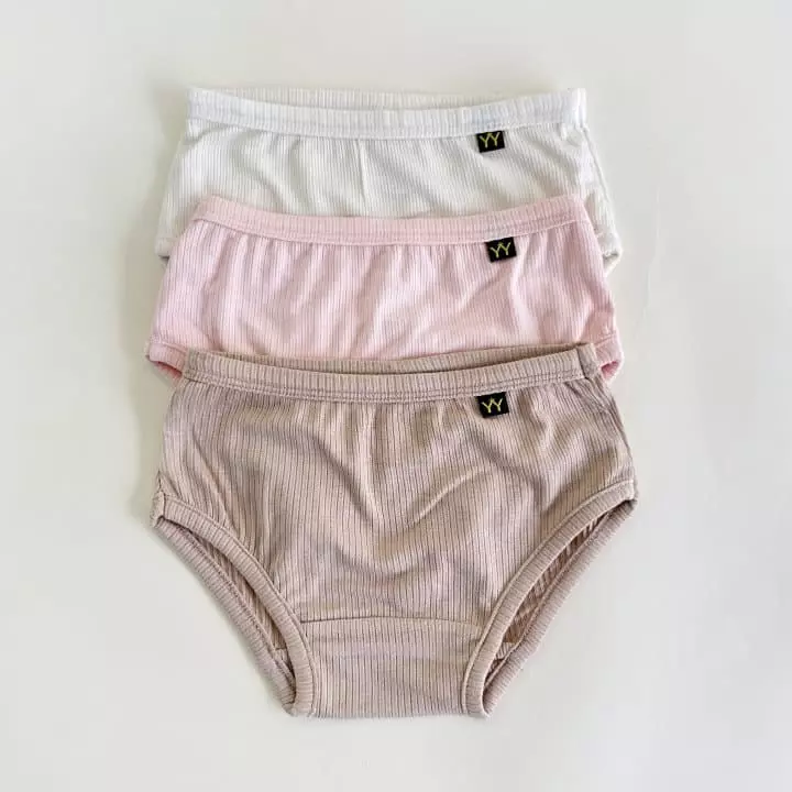 Yerooyena - Korean Children Fashion - #todddlerfashion - Banana Rib Girl Underwear - 5