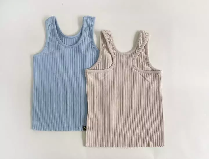 Yerooyena - Korean Children Fashion - #toddlerclothing - Creamy Mango Sleeveless - 10
