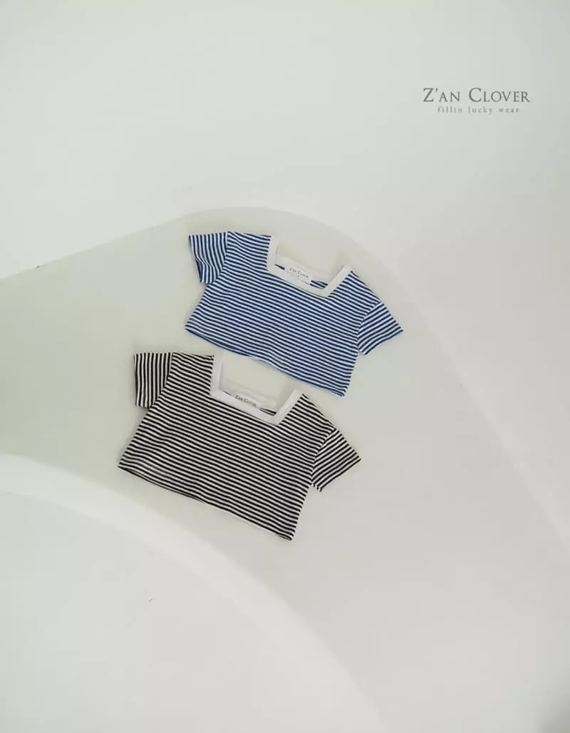 Zan Clover - Korean Children Fashion - #Kfashion4kids - Marine Short Tee