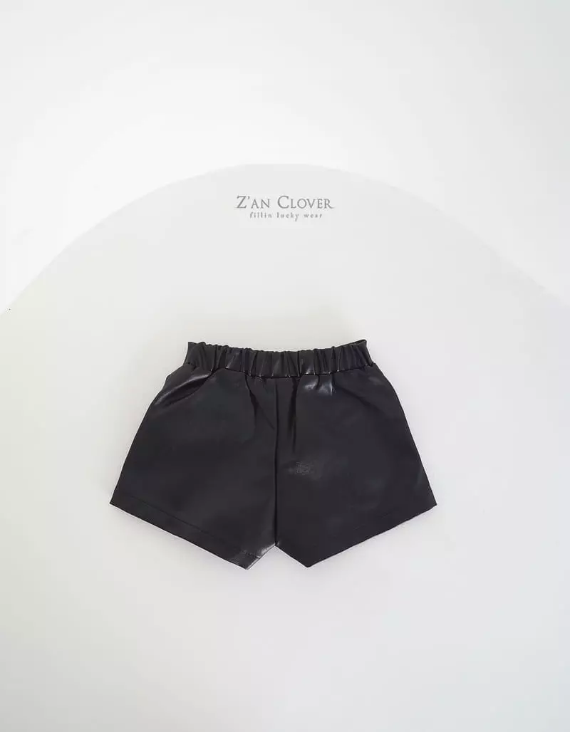 Zan Clover - Korean Children Fashion - #childofig - Leather Shorts - 8