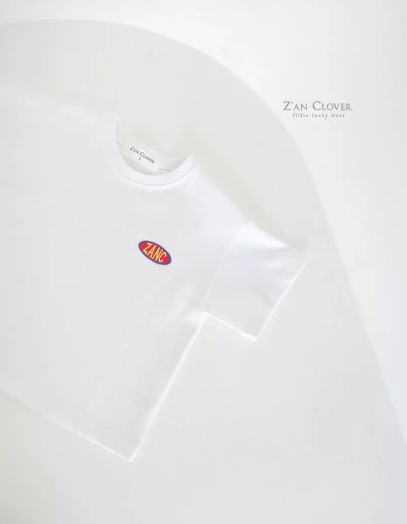 Zan Clover - Korean Children Fashion - #childofig - Embrodiery Tee - 4