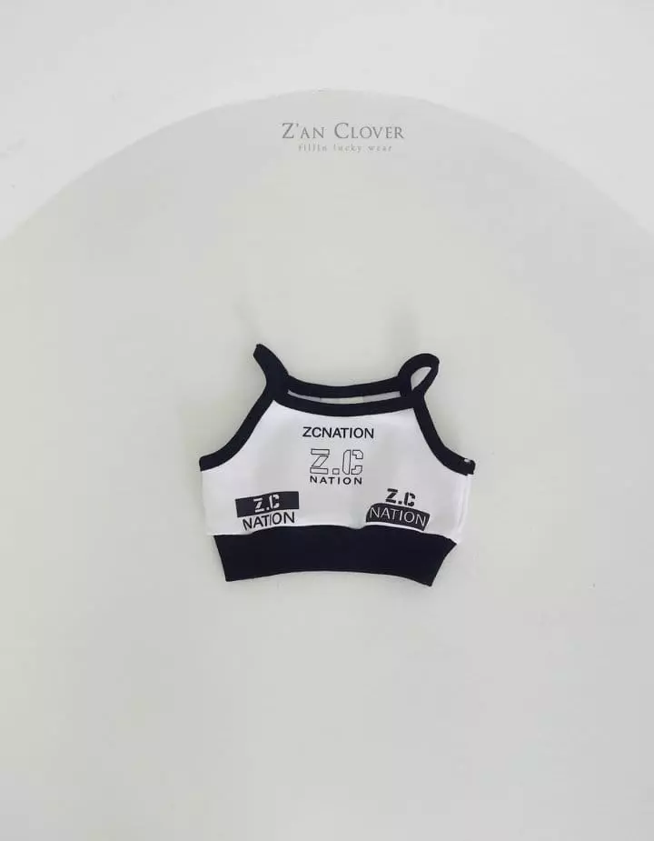 Zan Clover - Korean Children Fashion - #designkidswear - Nation Crop Tee