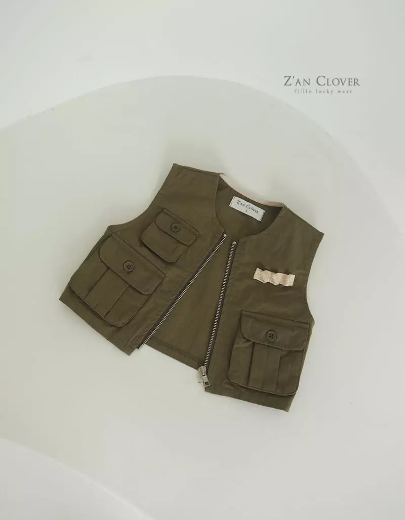 Zan Clover - Korean Children Fashion - #designkidswear - Cargo Vest - 12