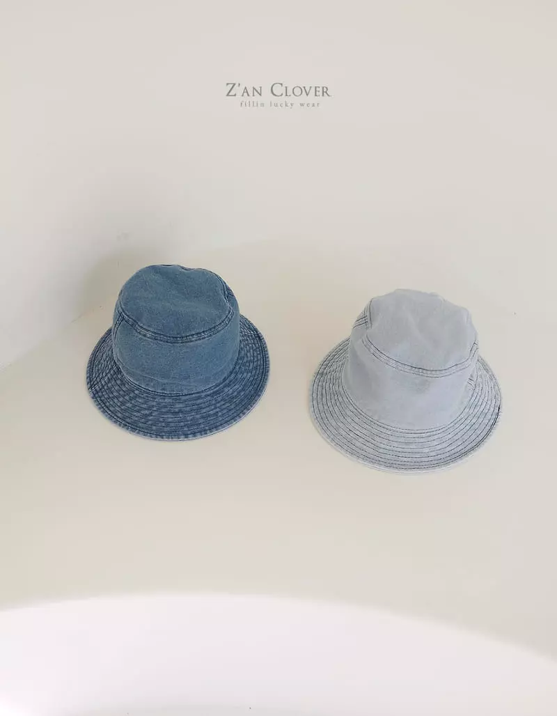 Zan Clover - Korean Children Fashion - #discoveringself - Denim Bucket Hat - 3