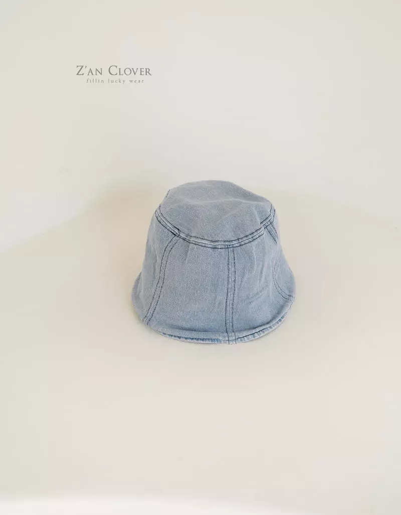 Zan Clover - Korean Children Fashion - #discoveringself - Denim Denim Bucket Hat - 2