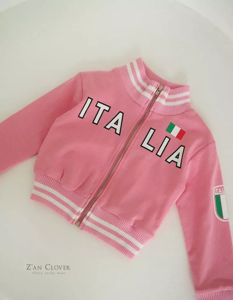 Zan Clover - Korean Children Fashion - #kidsshorts - Italia Zip-up - 2