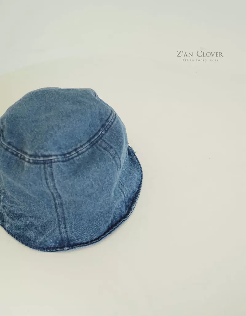 Zan Clover - Korean Children Fashion - #kidsstore - Denim Denim Bucket Hat - 5