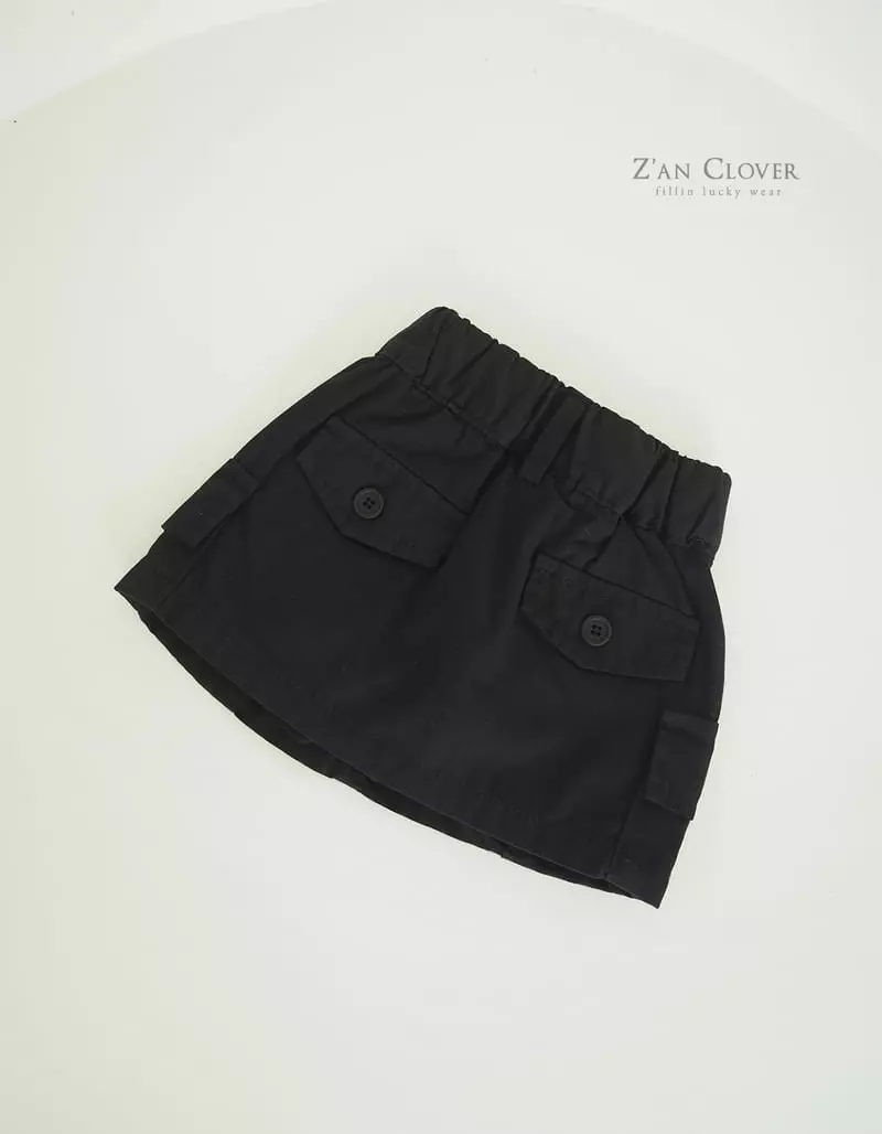 Zan Clover - Korean Children Fashion - #kidzfashiontrend - Cargo Mini Skirt - 10