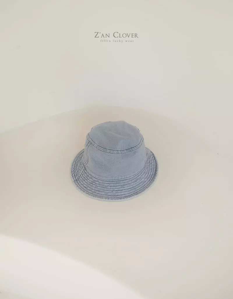 Zan Clover - Korean Children Fashion - #kidzfashiontrend - Denim Bucket Hat - 7