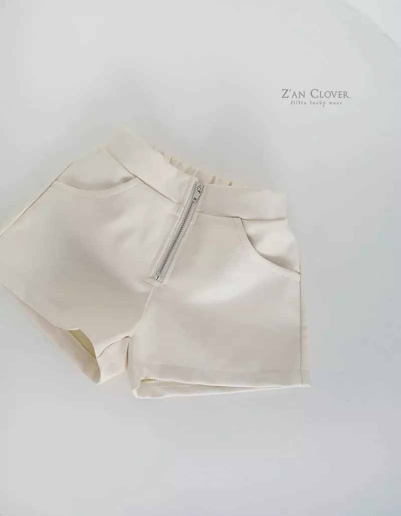Zan Clover - Korean Children Fashion - #littlefashionista - Leather Shorts - 3
