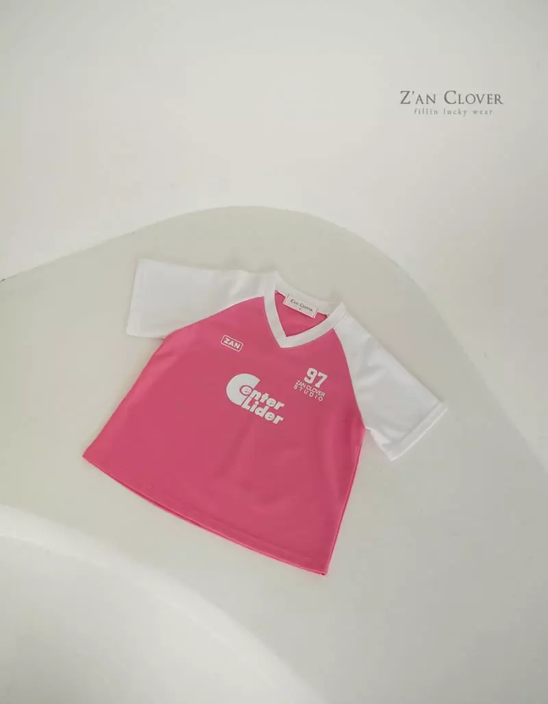 Zan Clover - Korean Children Fashion - #magicofchildhood - Center Football Tee - 5