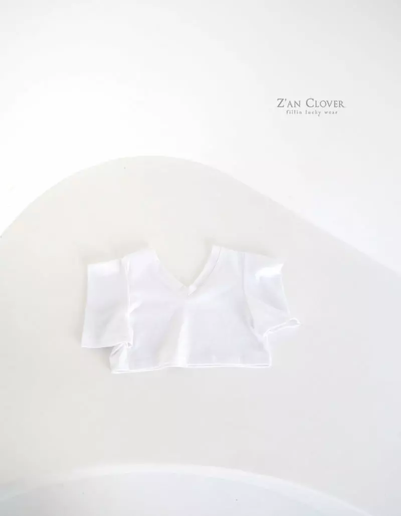 Zan Clover - Korean Children Fashion - #magicofchildhood - V Puff Tee