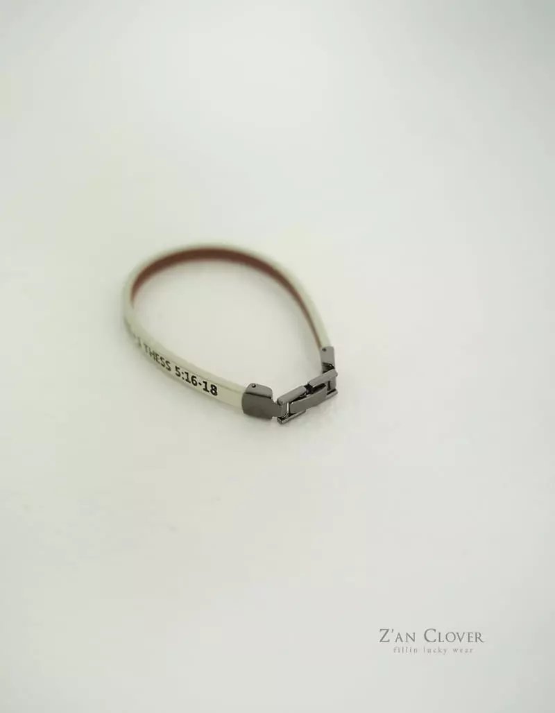 Zan Clover - Korean Children Fashion - #magicofchildhood - Leather Braclet