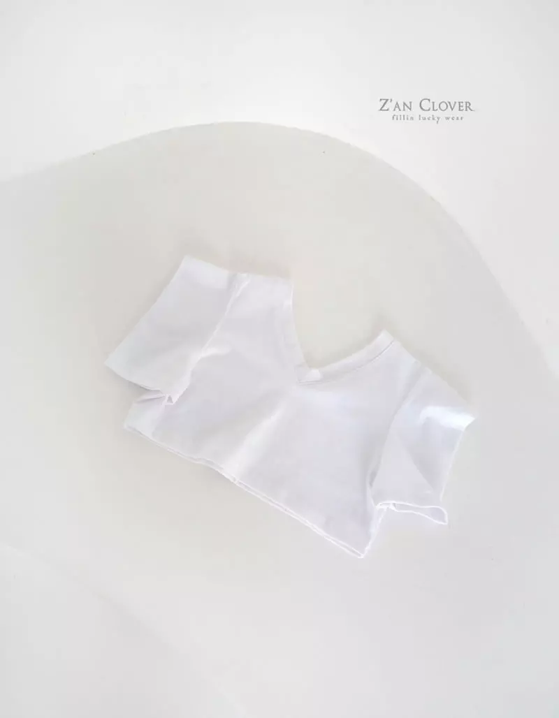 Zan Clover - Korean Children Fashion - #minifashionista - V Puff Tee - 2