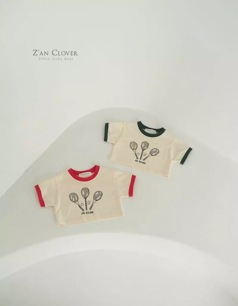 Zan Clover - Korean Children Fashion - #minifashionista - Tennis Tee