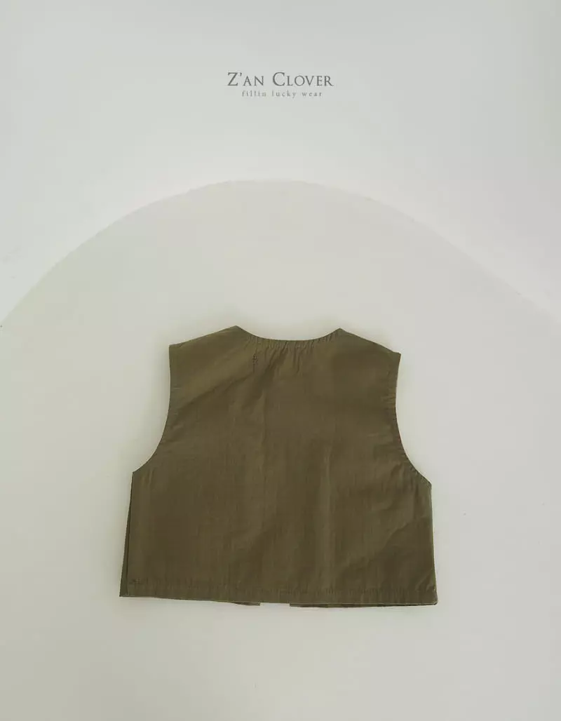 Zan Clover - Korean Children Fashion - #prettylittlegirls - Cargo Vest - 6