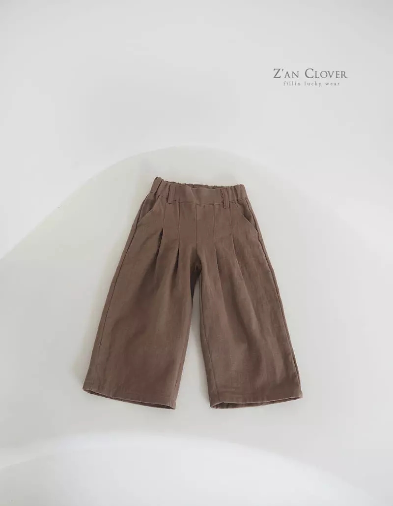 Zan Clover - Korean Children Fashion - #todddlerfashion - Linen Pintuck Pants