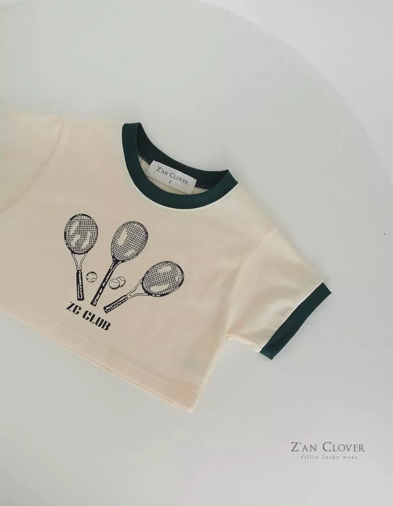 Zan Clover - Korean Children Fashion - #todddlerfashion - Tennis Tee - 4