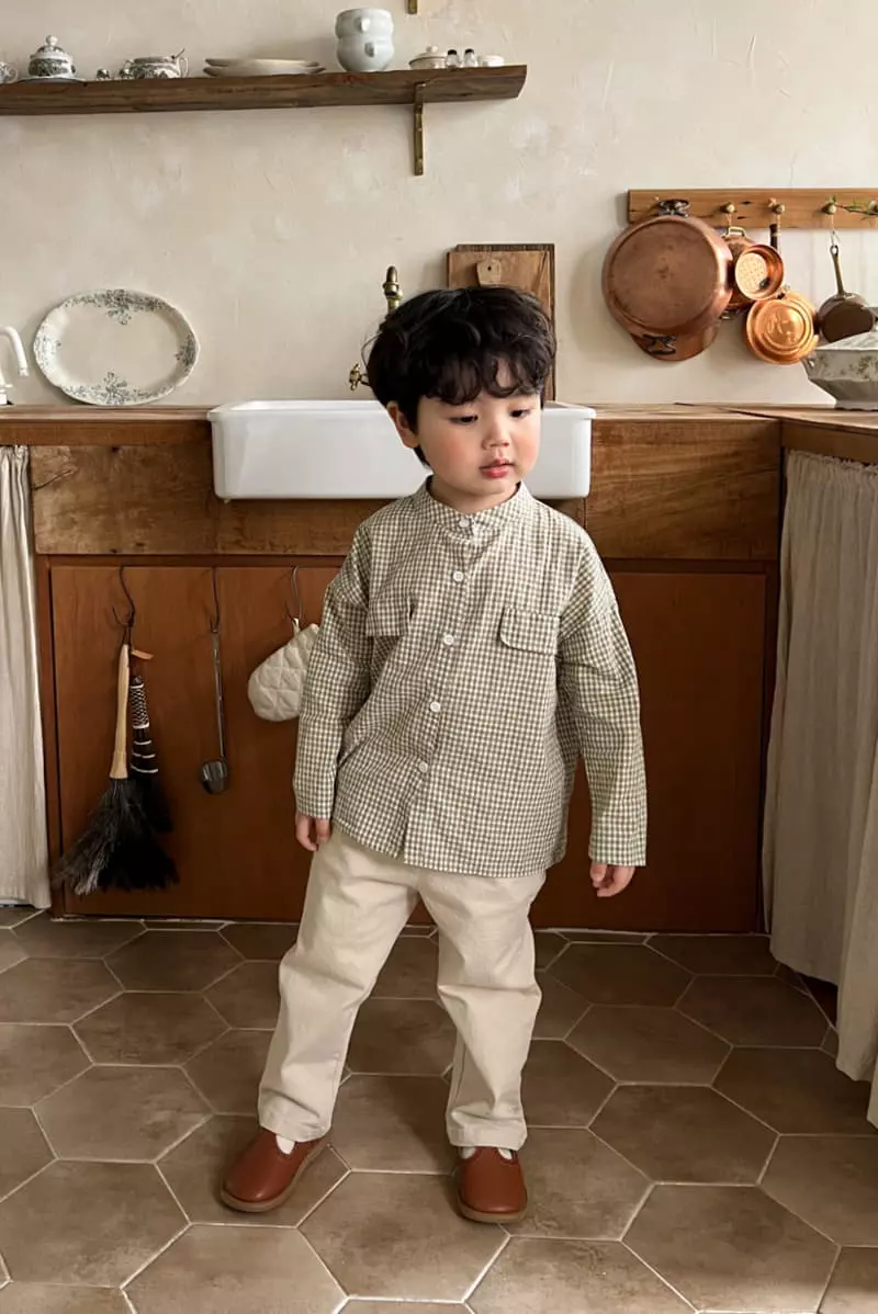 a-Market - Korean Children Fashion - #Kfashion4kids - Check London Shirt - 8