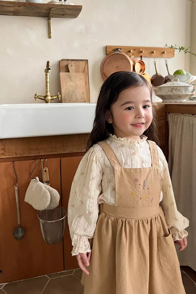 a-Market - Korean Children Fashion - #childofig - Flower Frill BLouse - 2