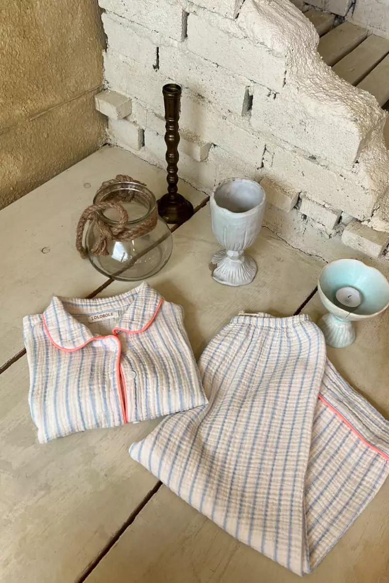 a-Market - Korean Children Fashion - #designkidswear - Stripes Pajama