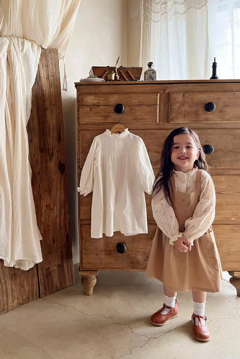 a-Market - Korean Children Fashion - #discoveringself - Flower Frill BLouse - 5