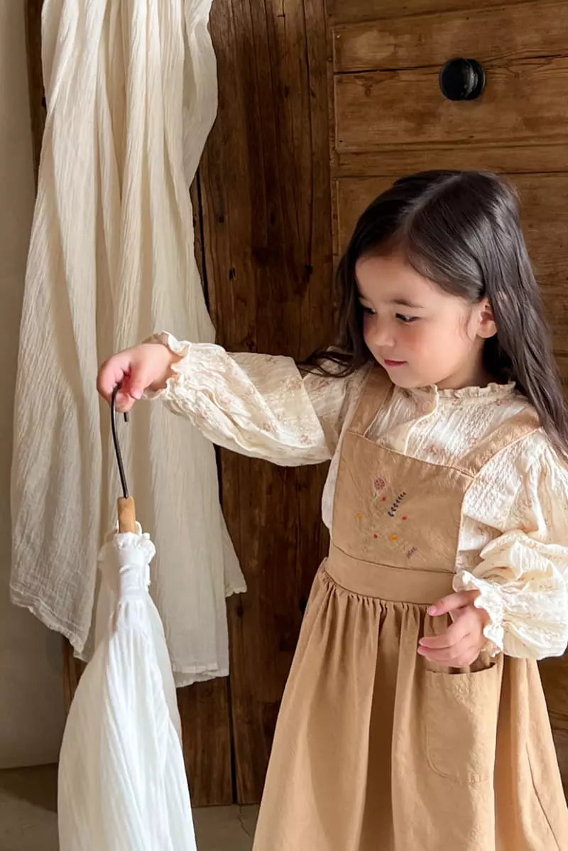 a-Market - Korean Children Fashion - #kidzfashiontrend - Flower Frill BLouse - 9