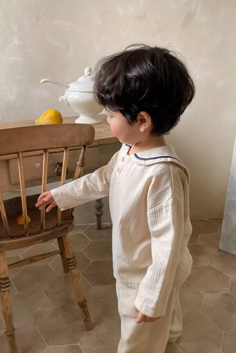 a-Market - Korean Children Fashion - #littlefashionista - Sailor Blouse - 6
