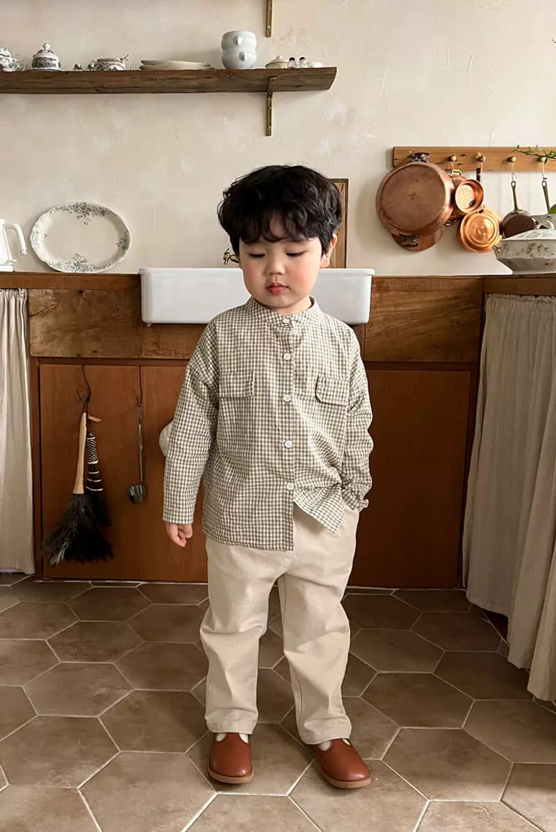 a-Market - Korean Children Fashion - #littlefashionista - Check London Shirt - 9
