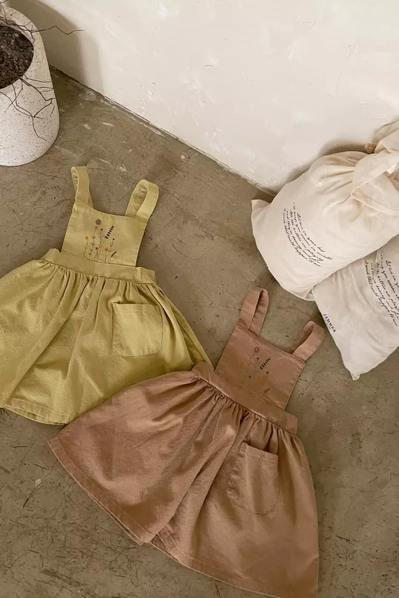 a-Market - Korean Children Fashion - #minifashionista - Rose Overalls Skirt