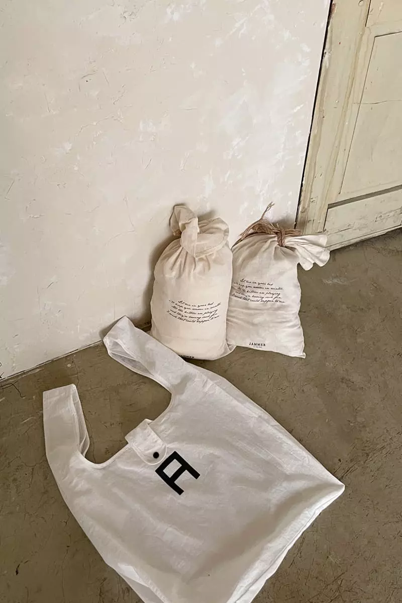 a-Market - Korean Children Fashion - #stylishchildhood - A A Eco Bag - 6